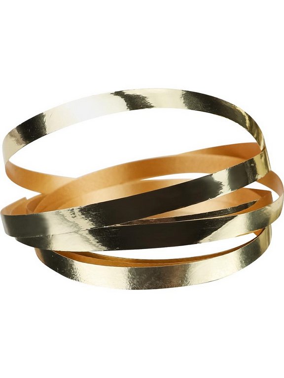 Лента упаковочная золотистая 5мм х 250м