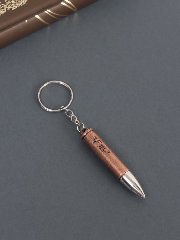 Брелок "Пуля" 6*1см (металл) ассорти