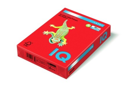 Бумага IQ intensive 80 А4 09, 100 лист/уп, кирпично-красный