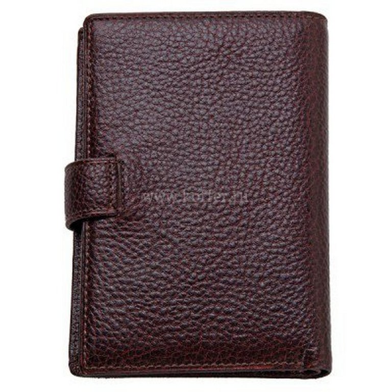 Портмоне Dr.Koffer 10*14см, нат. кожа, коричневый