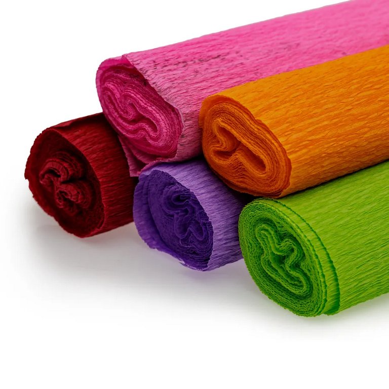 Бумага креповая 50*250 зеленая, в рулоне, Альт