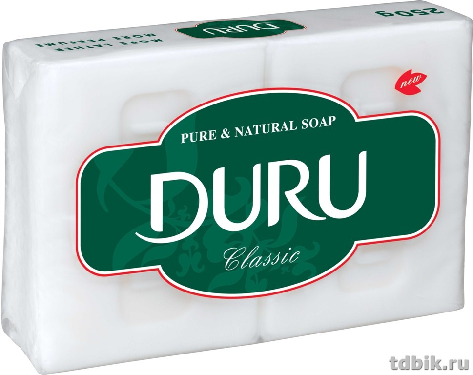 Мыло хозяйственное Duru 120 г., 2 шт/уп Мыло хозяйственное Duru 120 г., 2 шт/уп