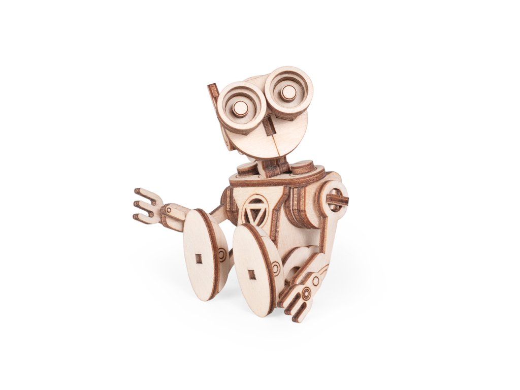 Сборная модель из дерева   56 дет. "Робот Санни" 90*50*40мм