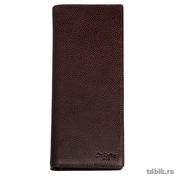 Визитница Dr.Koffer 27*11см на 96 визиток, коричневая