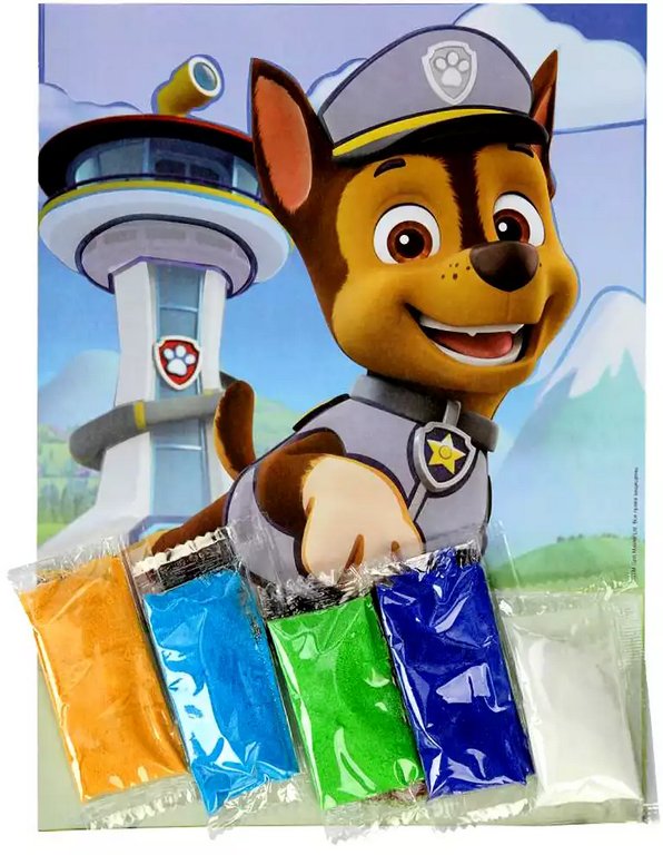 Фреска. Картина из песка матовая "Щенячий Патруль" 18*26 см MultiArt