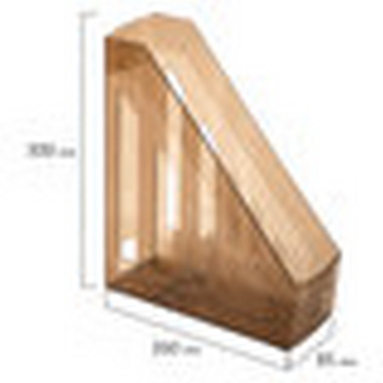 Лоток вертикальный 85 мм BRAUBERG "Contract" тонированный коричневый