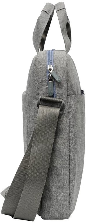 Сумка для ноутбука "Lamark" 17.3" (460х320х60 мм) цв. светло-серый