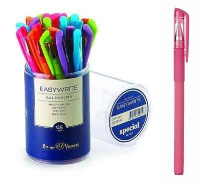 Ручка шариковая BV Easy Write "Special" резин.упор 0,5мм синяя (ст.136мм, линия 0,3мм)