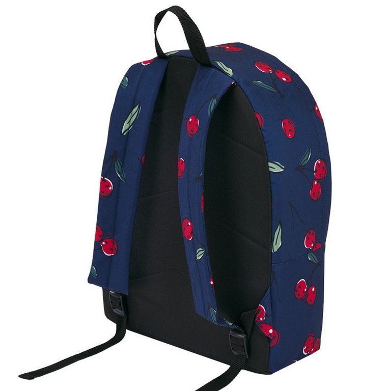 Рюкзак молодежный женский ErichKrause EasyLine "Cherryfall" 17 л., 39*29*13, синий