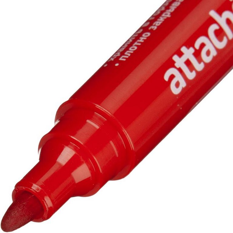 Маркер для флипчарта Attache 2-3мм красный круг.