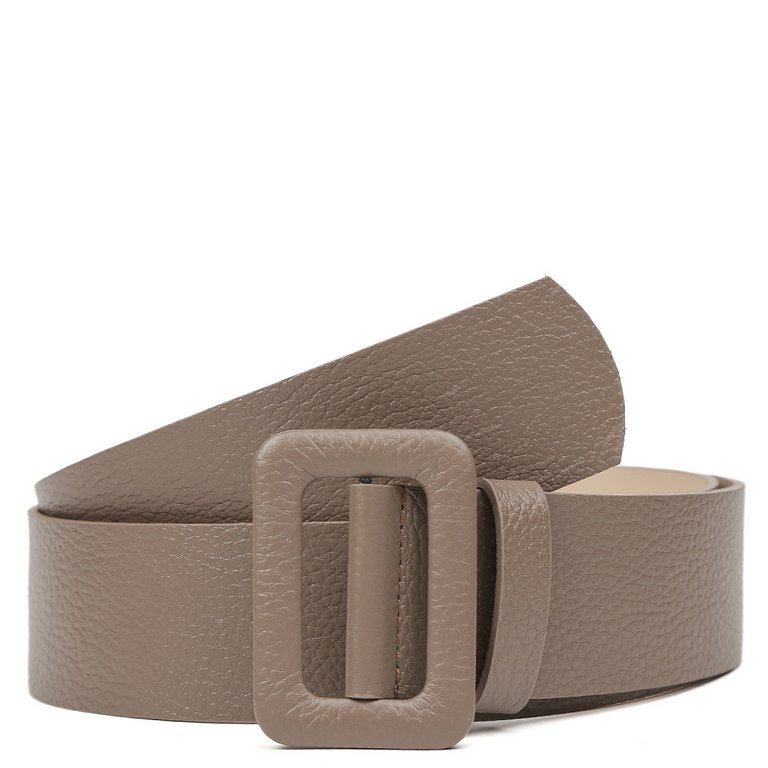 Ремень FABRETTI женский, натуральная кожа, размер 120, бежевый