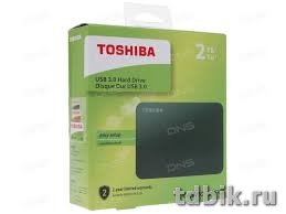 Внешний HDD Toshiba 2 Тб Canvio Basics [HDTB420EK3AA] USB 3.0, черный