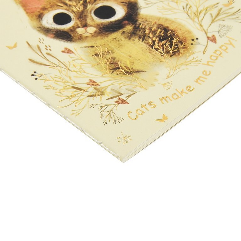 Тетрадь 32 лист кл. А6- на сшивке "LOVE ME.Милый котик"