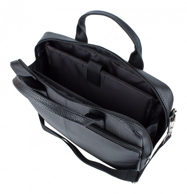 Сумка мужская Franchesco Mariscotti 27*30*7см искусст. кожа, черная