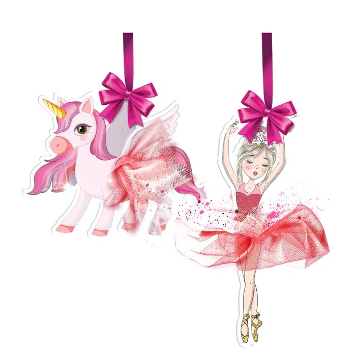 Игрушка своими руками Игрушка на елку "Розовый вальс" новогодний набор