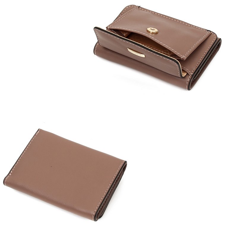 Портмоне FABRETTI женское, нат. кожа,  9,5х7х2,5 см, темно-бежевый