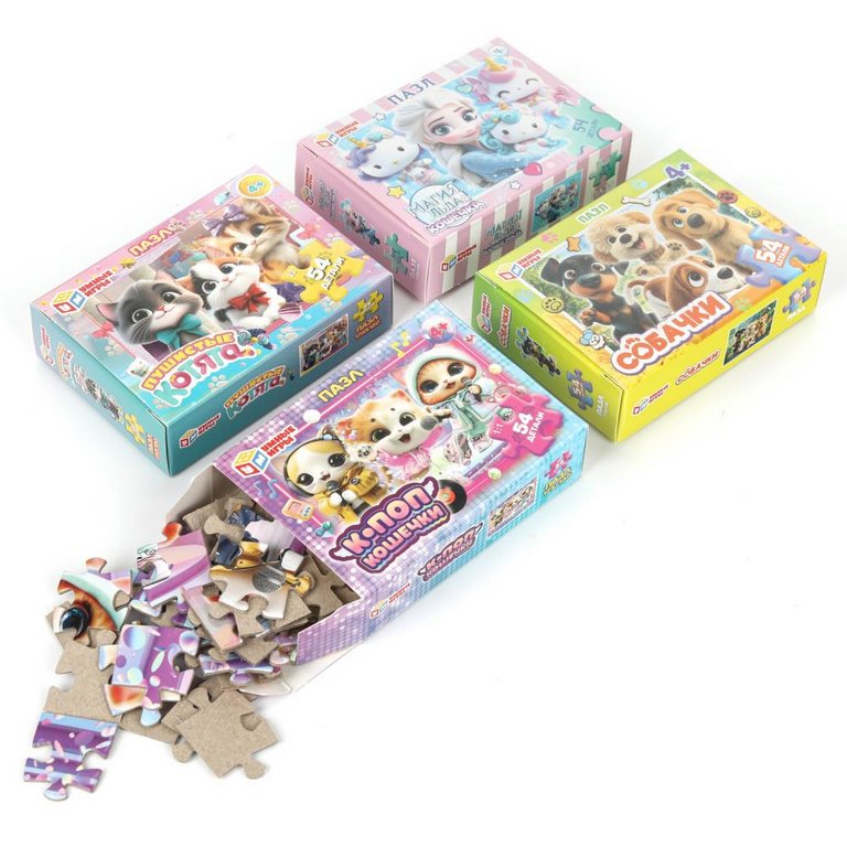 Пазлы   54 дет. "Микс №42" Умные игры