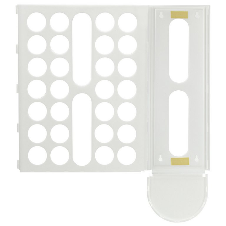 Держатель контейнер для пакетов, мешков, бахил, 45х16х13 см, крепеж в комплекте, цв. белый