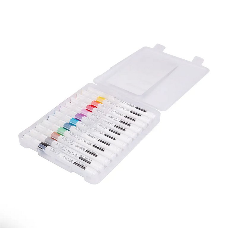 Набор маркеров акриловых 12 цв. Bruno Visconti  "SKETCH&ART"