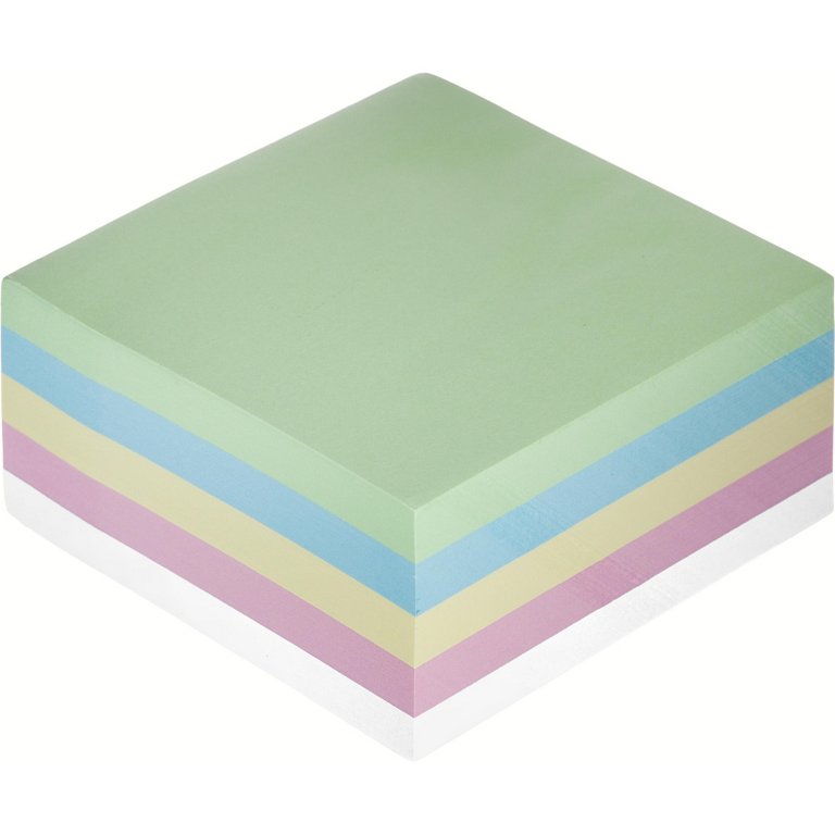 Бумага с клеевым краем  76*76 мм, 400 л, пастель 5 цв. Attache Economy