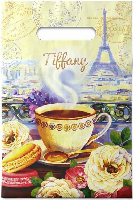 Пакет пробивной 20*30см (30 мкм) "Тиффани" ПВД