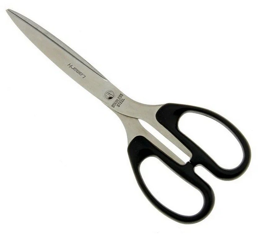 Ножницы 203 мм пластмас. симметричные рукоятки Lamark