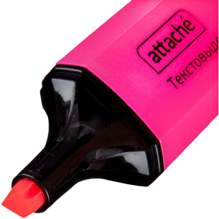 Текст-маркер Attache розовый, 1-5мм