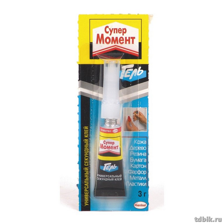 Клей универсальный супер-клей Момент гель 3гр.