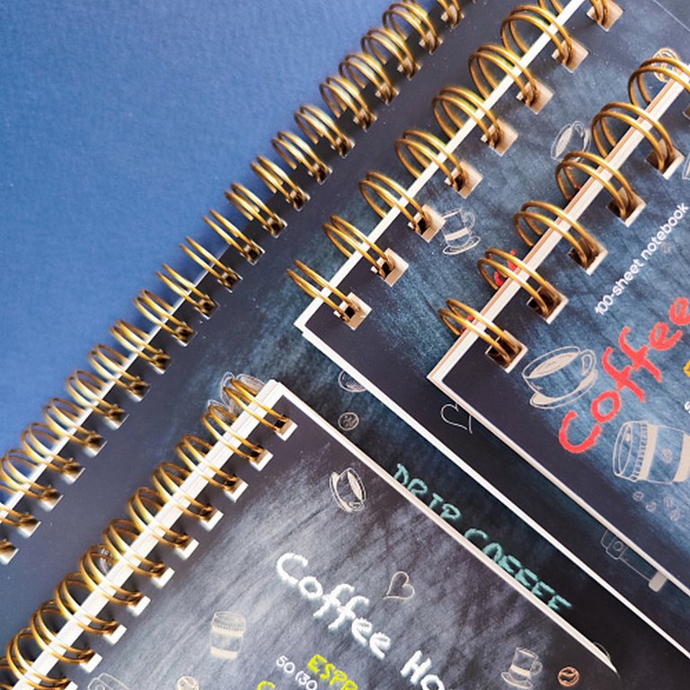 Тетрадь 60 лист кл. А6 на гребне, "COFFEЕ HOUSE"