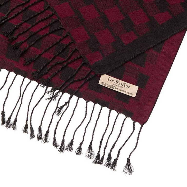 Шарф мужской Dr.Koffer 30*180см,  50% - шелк, 50% - вискоза