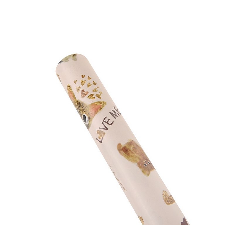 Бумага упаковочная 70*100см  в рулоне "Love me. Котики. Счастье" BrunoVisconti