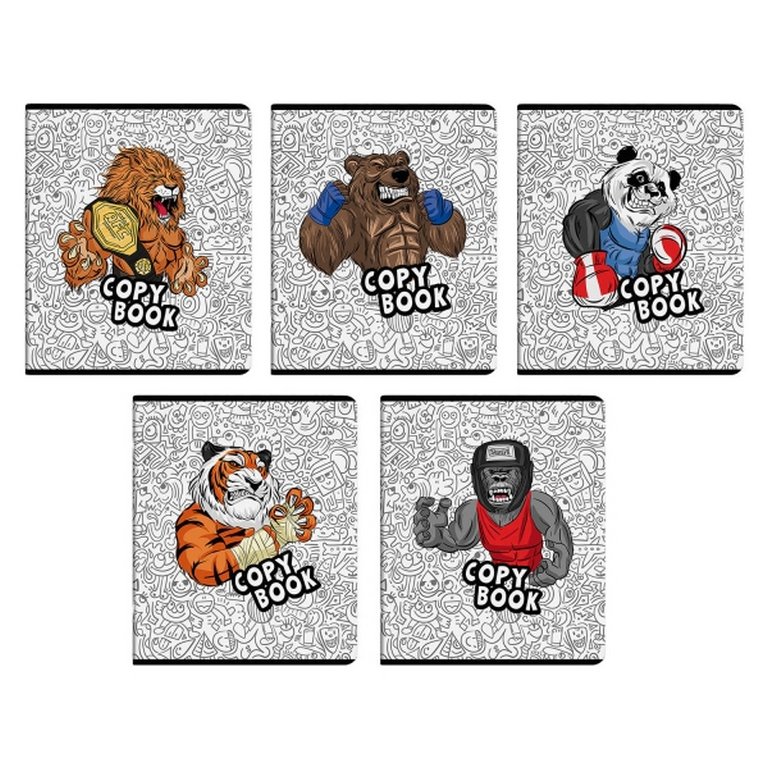 Тетрадь 48 лист кл. А5 на скрепке "НА РИНГЕ"