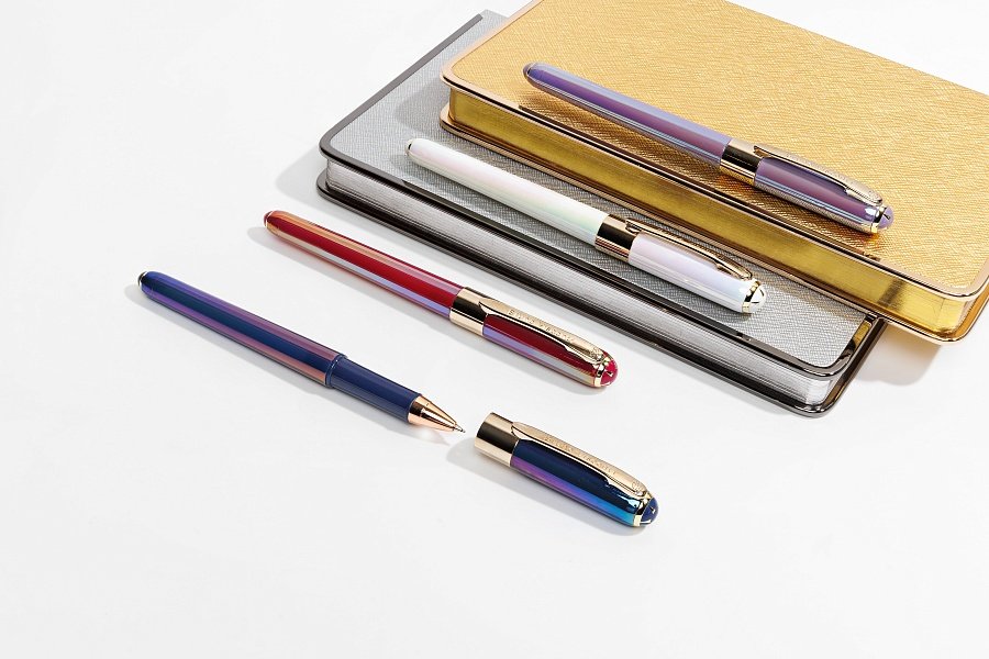 Ручка шариковая Bruno Visconti "Monaco Pearl" 0,5мм синяя (темно-синий корпус)