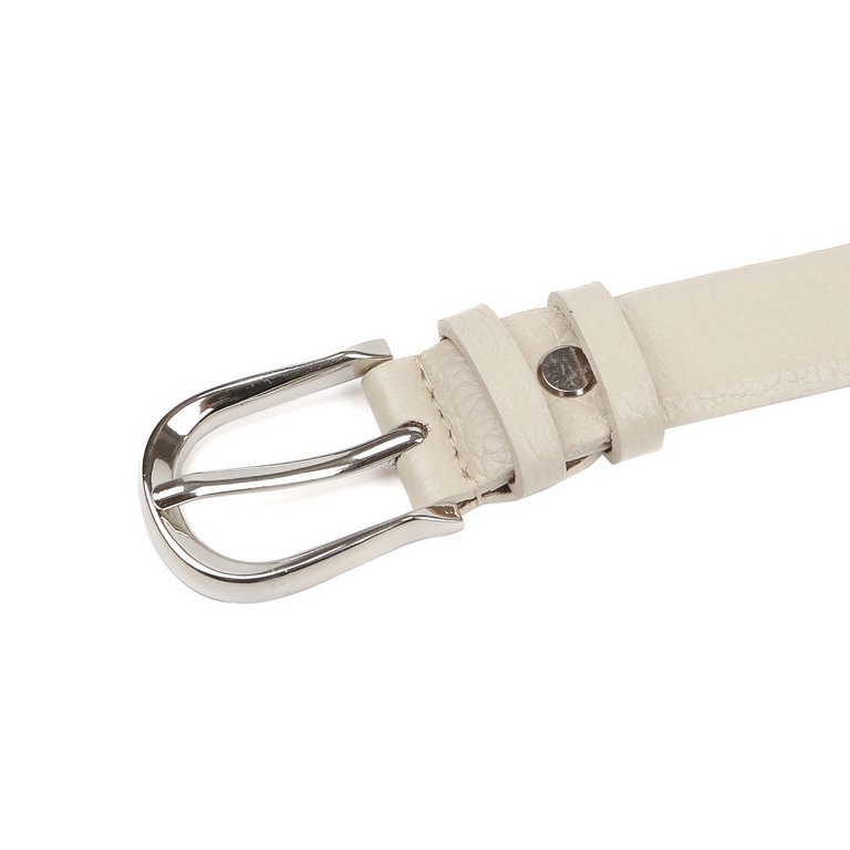 Ремень FABRETTI женский, натуральная кожа, размер 120, св. бежевый