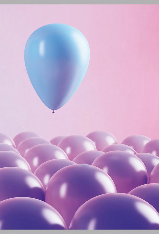 Тетрадь 80 лист кл. А4 на скрепке "Шарики"