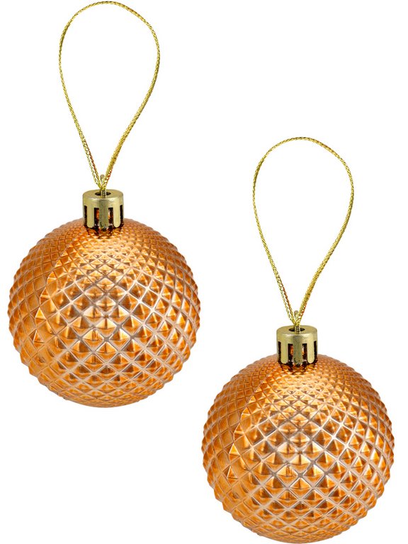 Набор шаров  цвет золото  60 мм 12 шт "Мечта" (ассорти)