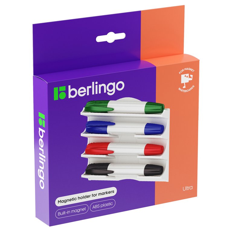 Держатель магнитный для маркеров Berlingo "Ultra"