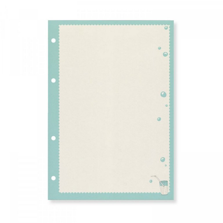 Сменный блок А5 50л. к общим тетрадям, без линовки, тонир. бежевый "ENJOY ME"