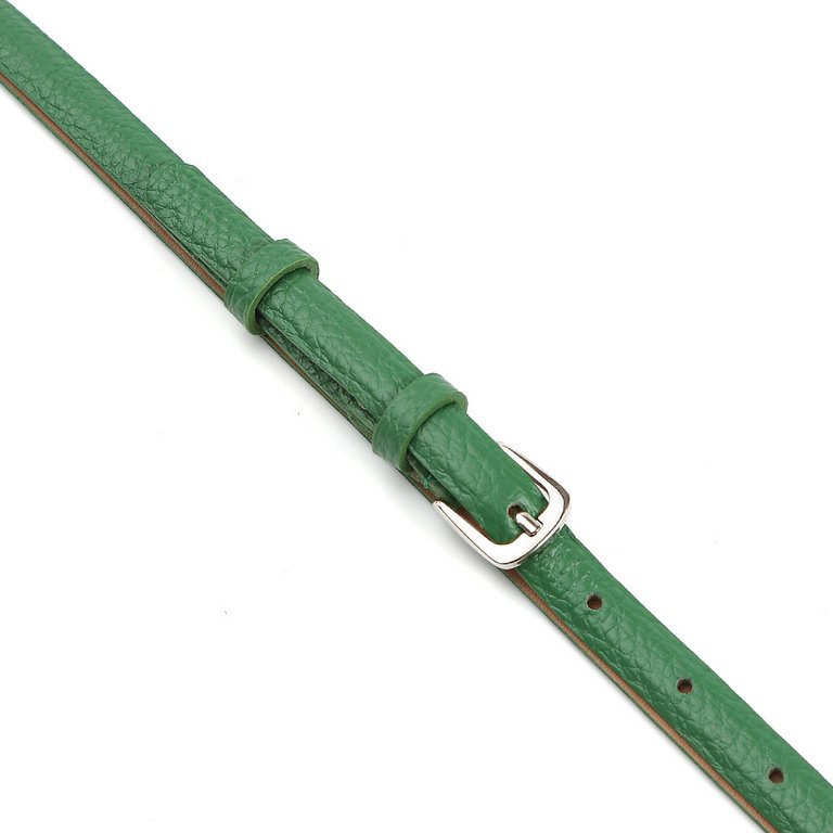 Ремень FABRETTI женский, натуральная кожа, размер 120, зеленый