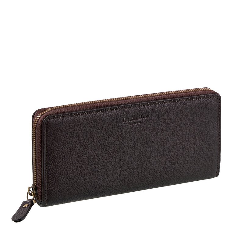 Портмоне Dr.Koffer 20,5*10 см нат. кожа, коричневый