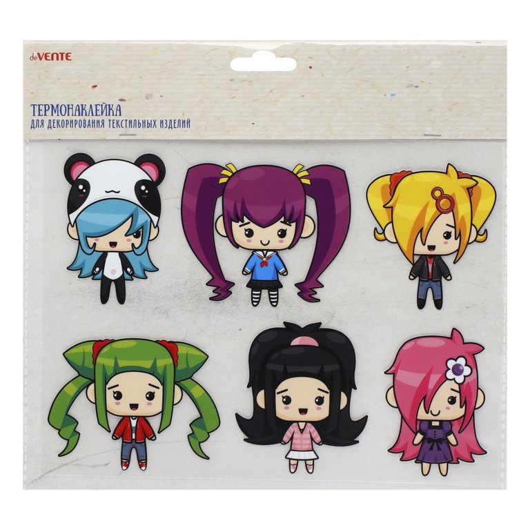 Термонаклейки для текстиля deVENTE "NicoNico:-)" 23х16,5 см