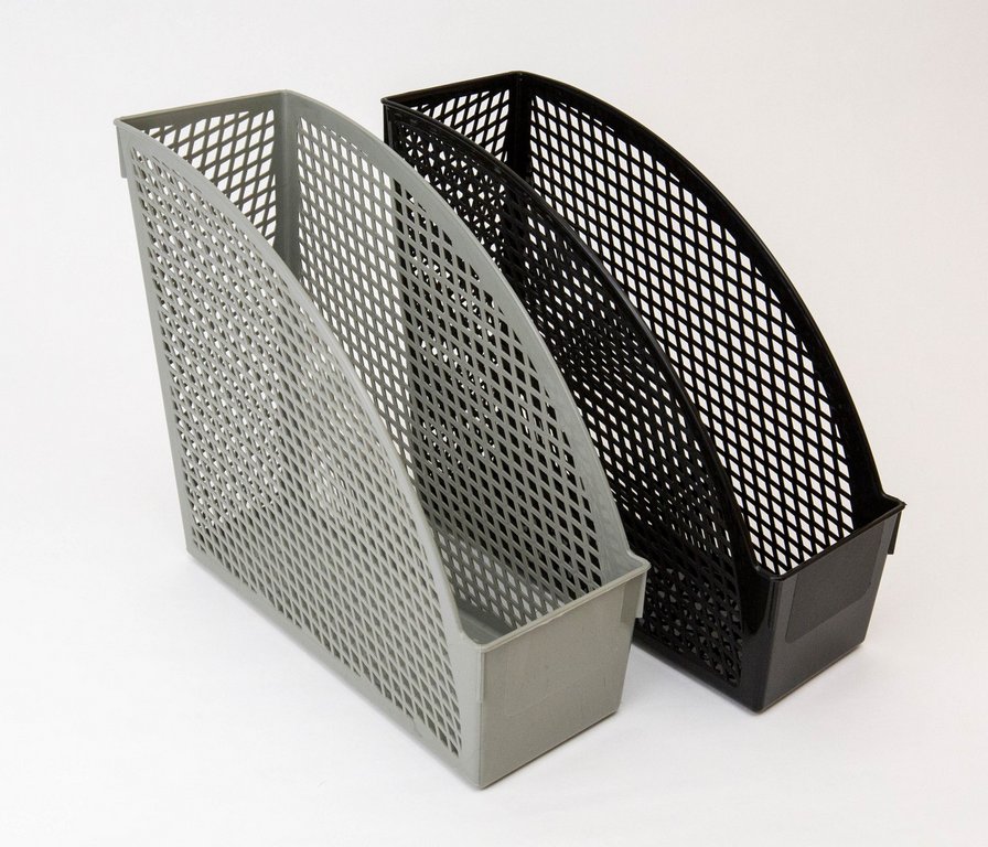 Лоток вертикальный 100 мм deVENTE "Simple" черный