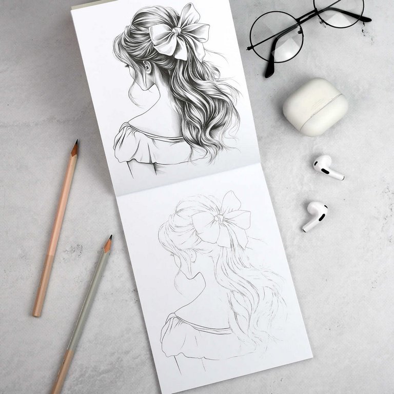 Раскраска А5 "Мои скетчи. Эстетика"  32 стр Феникс+