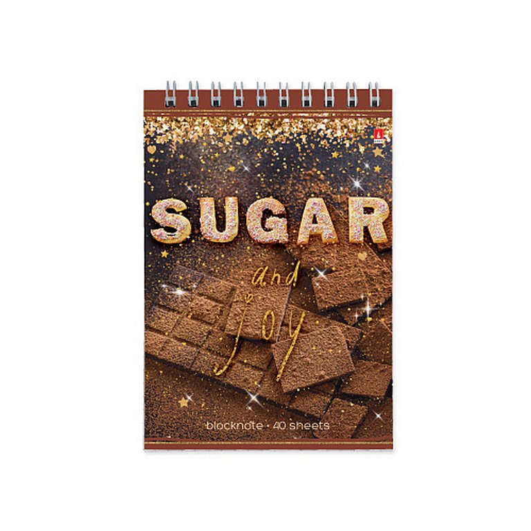 Блокнот А6  40л.,  94*132 мм, на гребне Альт "SWEET LIFE" 5 видов