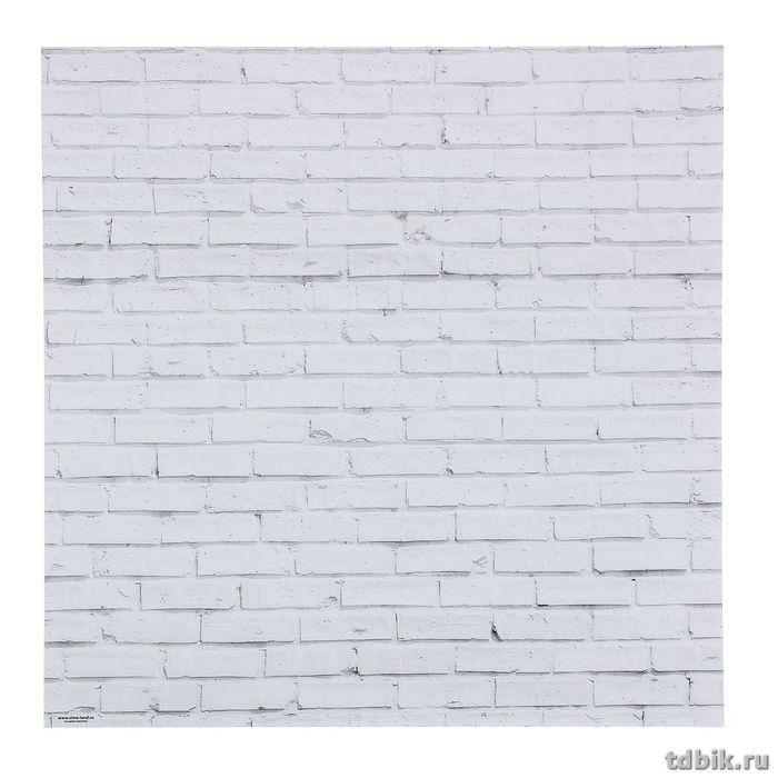 Фотофон "Кирпич белый" 45*45см