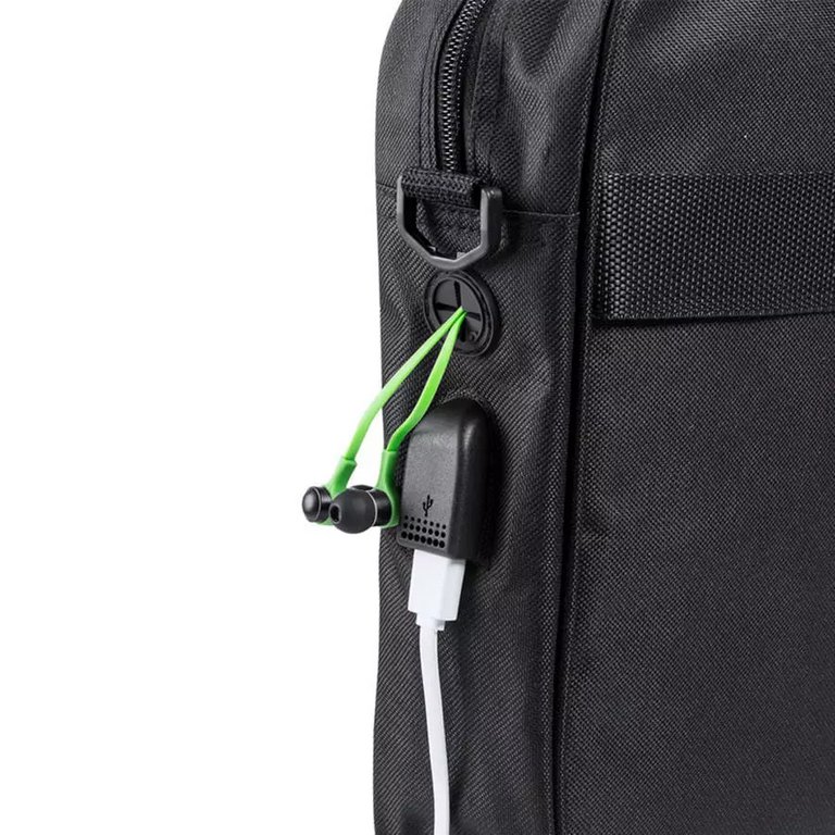 Конференц-сумка "Baldony" с отделением д/ноутбука, полиэстр, цвет черный (38*29*8см)