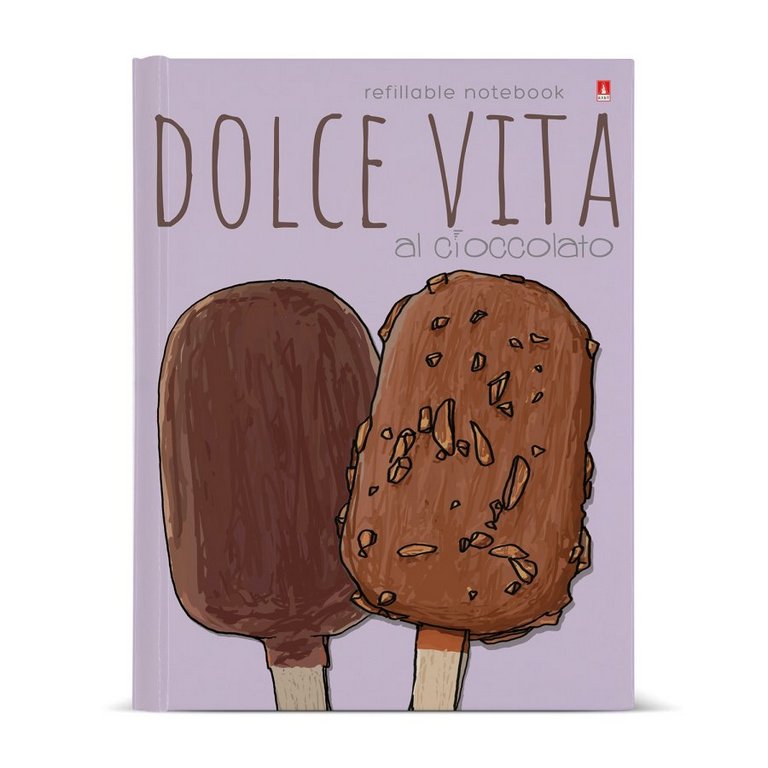 Тетрадь 160 лист кл. А5 на кольцах со сменным блоком "ШОКОЛАДНОЕ НАСТРОЕНИЕ"