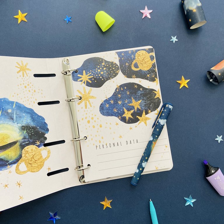 Тетрадь 80 лист в точку А5 на кольцах со сменным блоком "СОН"