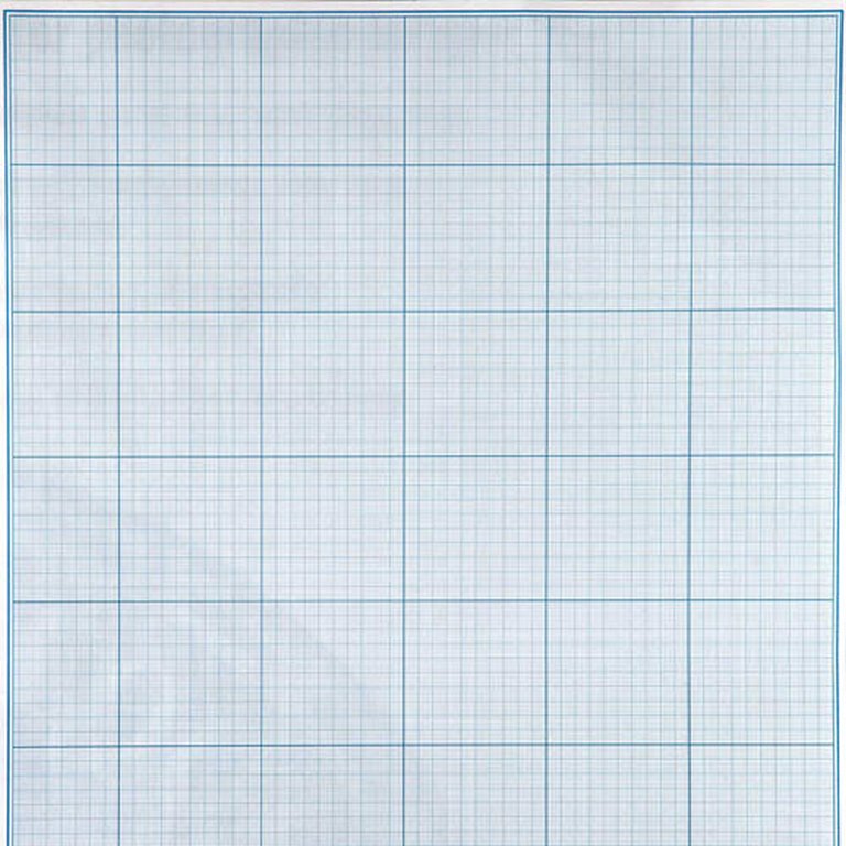 Миллиметровая бумага 878 мм*10 м, в рулоне, голубая