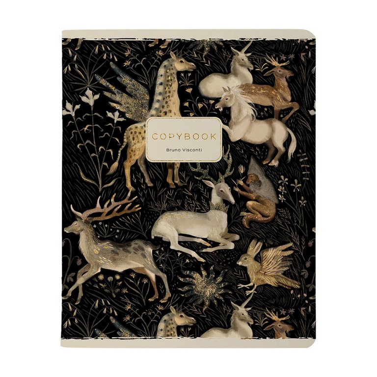 Тетрадь 48 лист кл. А5 на скрепке "FAUNA. ANIMALS" ассорти